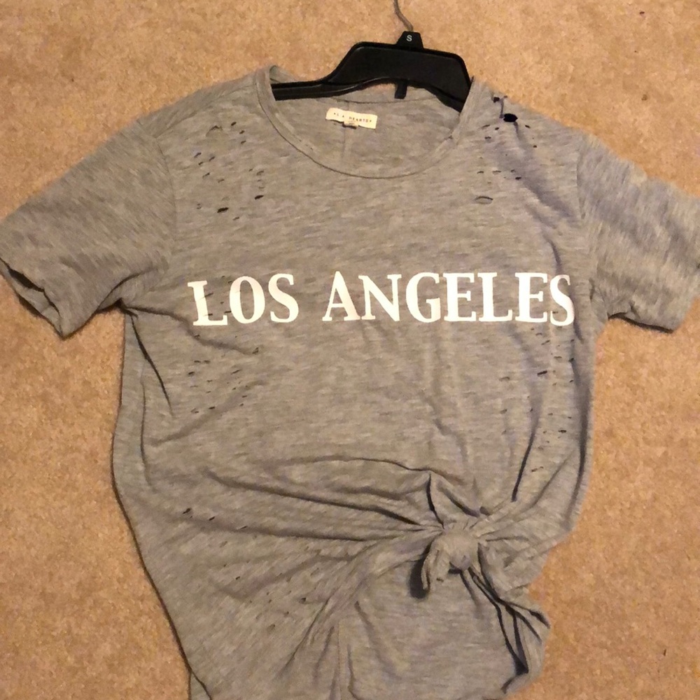 Distressed tee